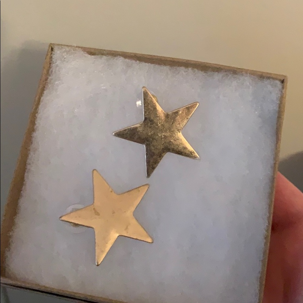 Gold Star Earrings